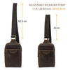 Genuine Leather Crossbody Sling Bag for Men