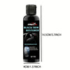 Premium Plastic & Rubber Restorer with Deep Black Gloss Finish