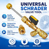 Dual-Size Refrigerant Valve Core Remover & Installer Kit with 10 Spare Cores