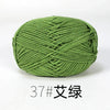 4-Ply Soft Cotton Blend Yarn for Knitting and Crochet