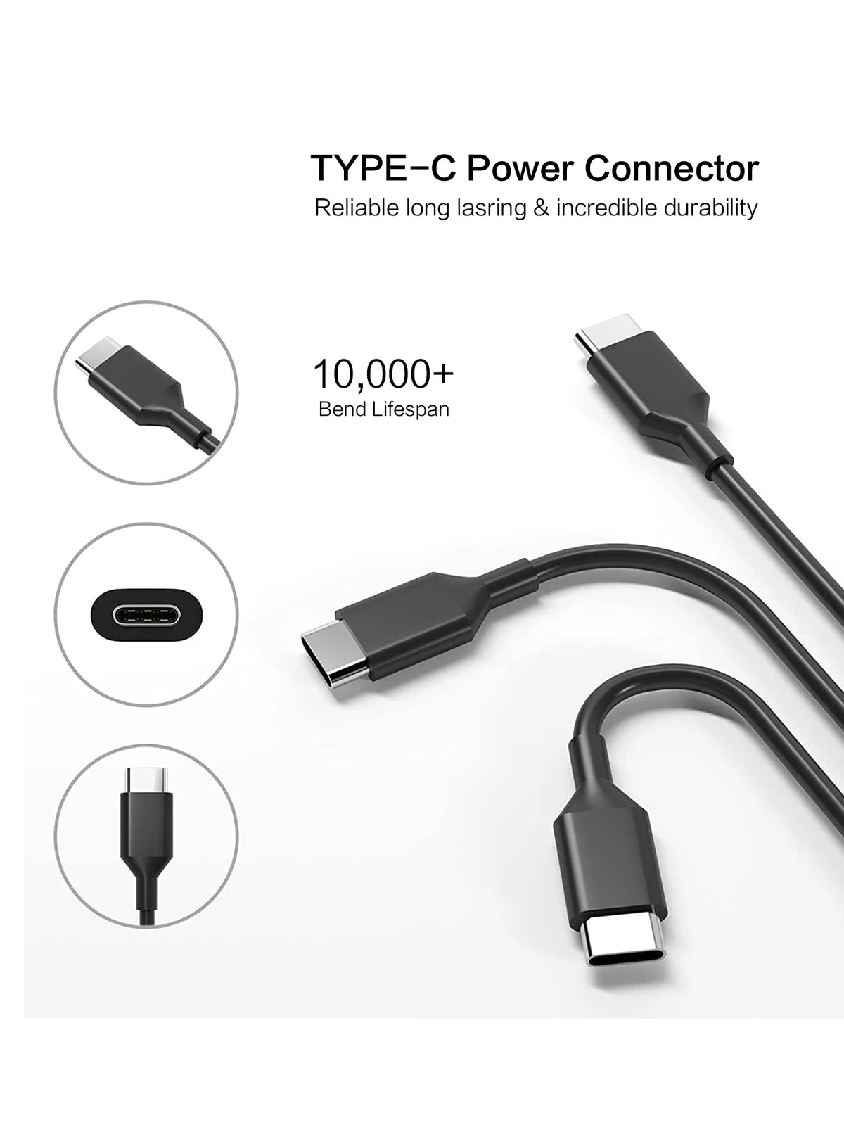 65W USB-C Fast Charger for Laptops and Chromebooks