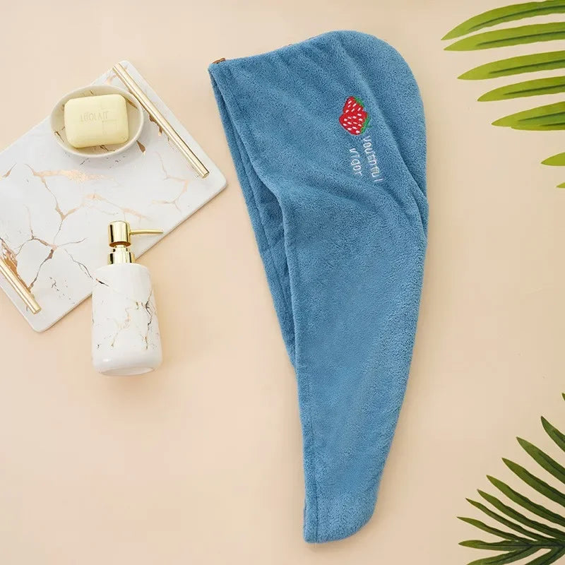 Ultra-Absorbent Microfiber Hair Towel for Quick Drying