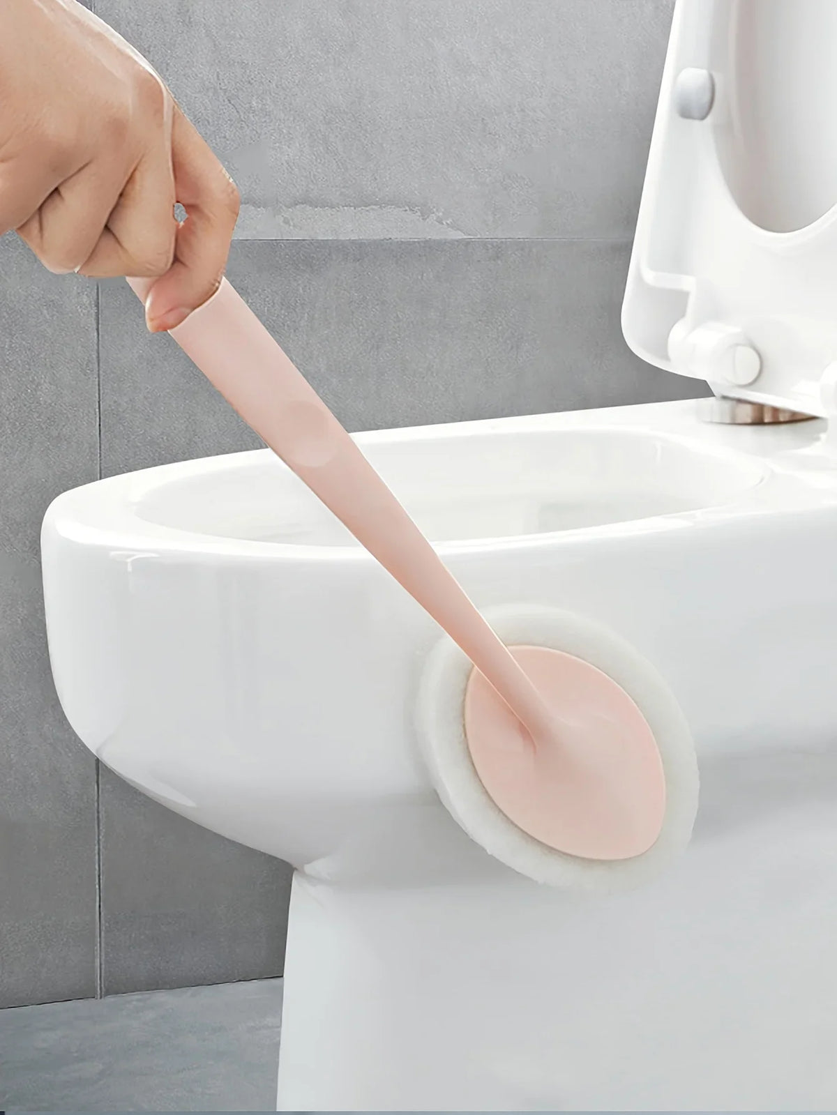 Long-Handle Sponge Cleaning Brush for Bathroom and Tile