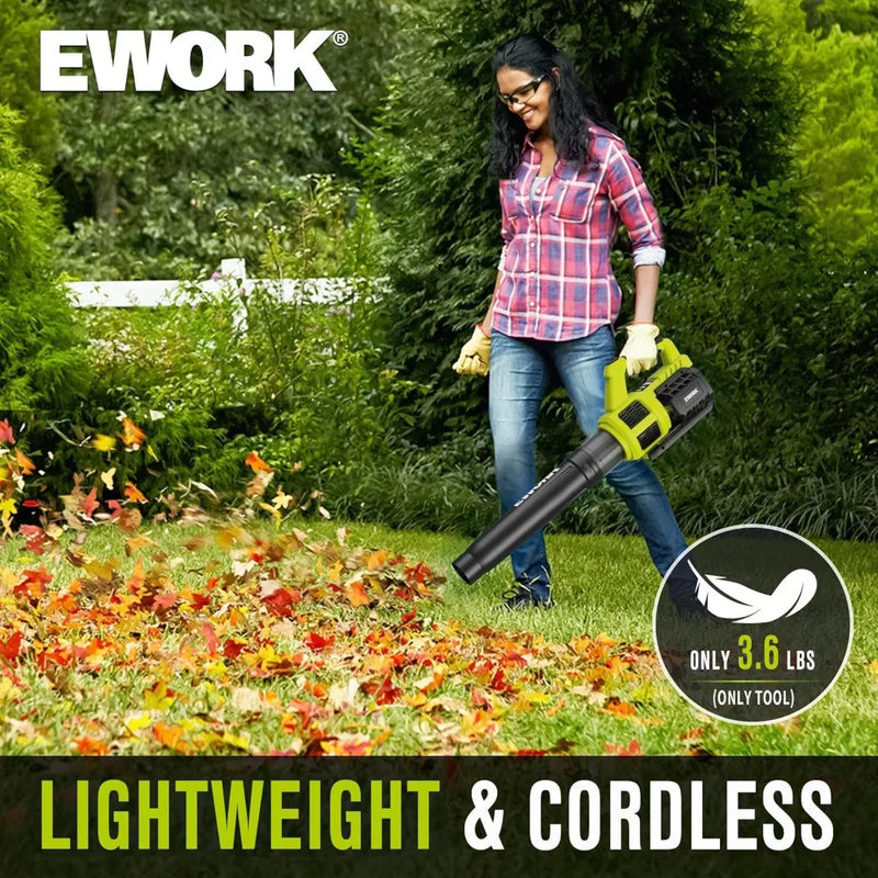 Cordless Leaf Blower with Turbo Mode