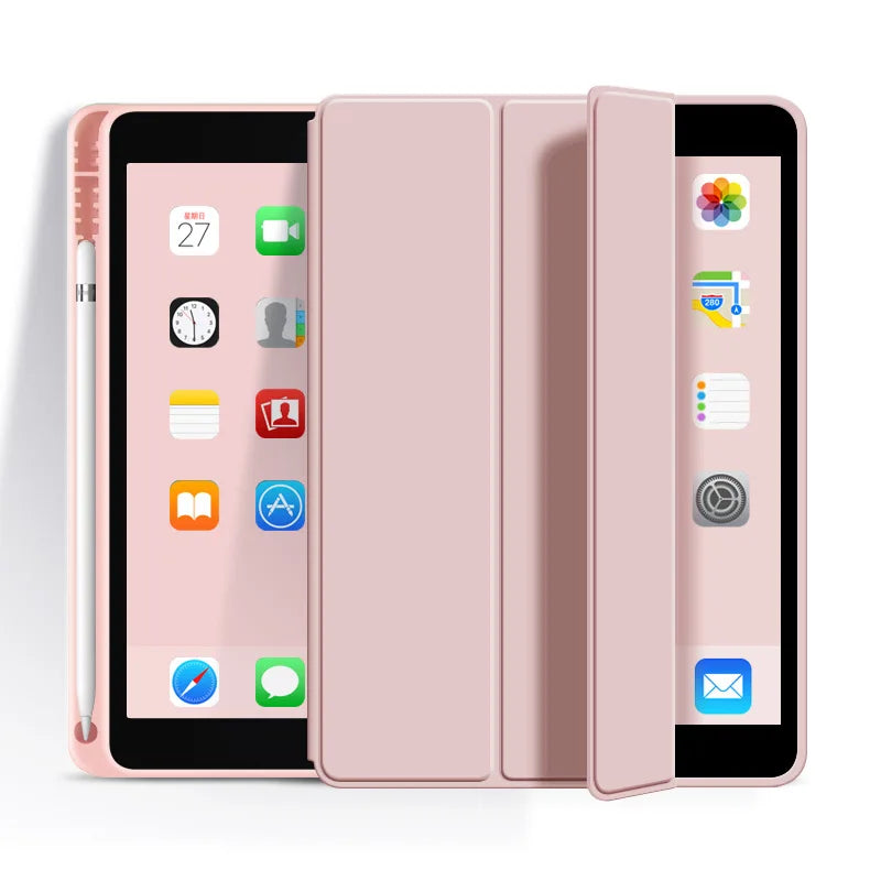 Slim Trifold Case for iPad 10th & 11th Generation with Pencil Holder