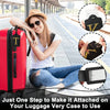 PU Leather Luggage Tag with Privacy Cover