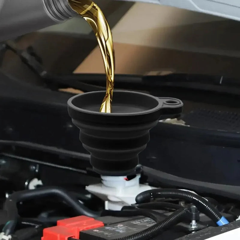 Collapsible Silicone Car Funnel
