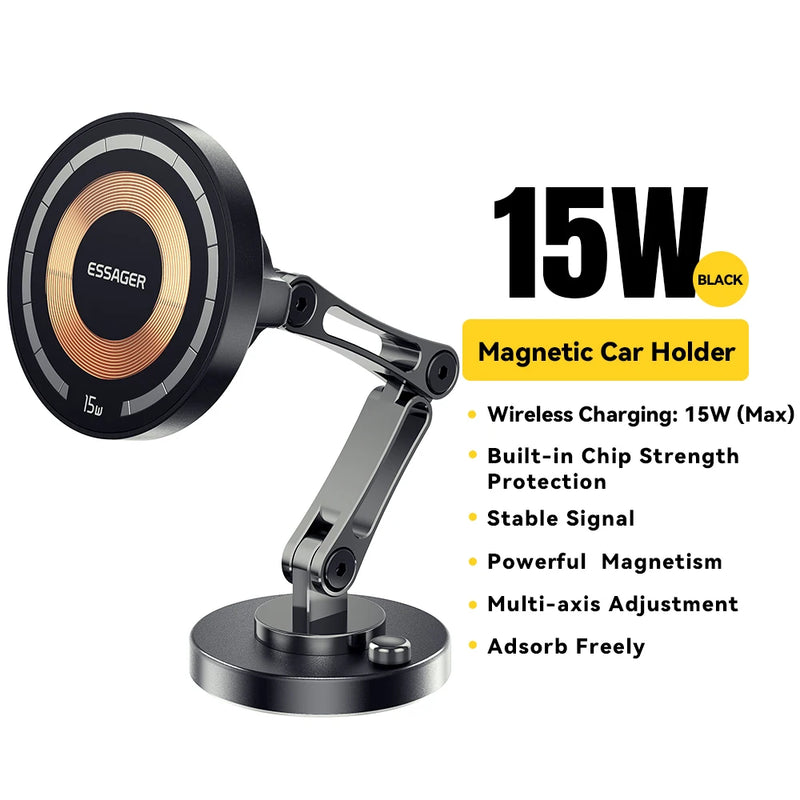 Magnetische kabellose Auto-Ladestation & Handy-Halterung