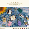 Mini PU Leather Journal Keychain with Keyring