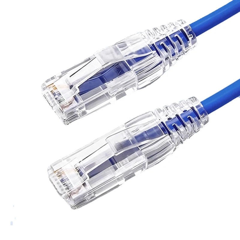 Slim Cat6A Ethernet Patch Cables – 28AWG UTP RJ45 (5-Pack)