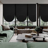 Self-Adhesive Pleated Blackout Blinds