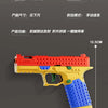Continuous Fire Building Block Pistol with Ejecting Shells