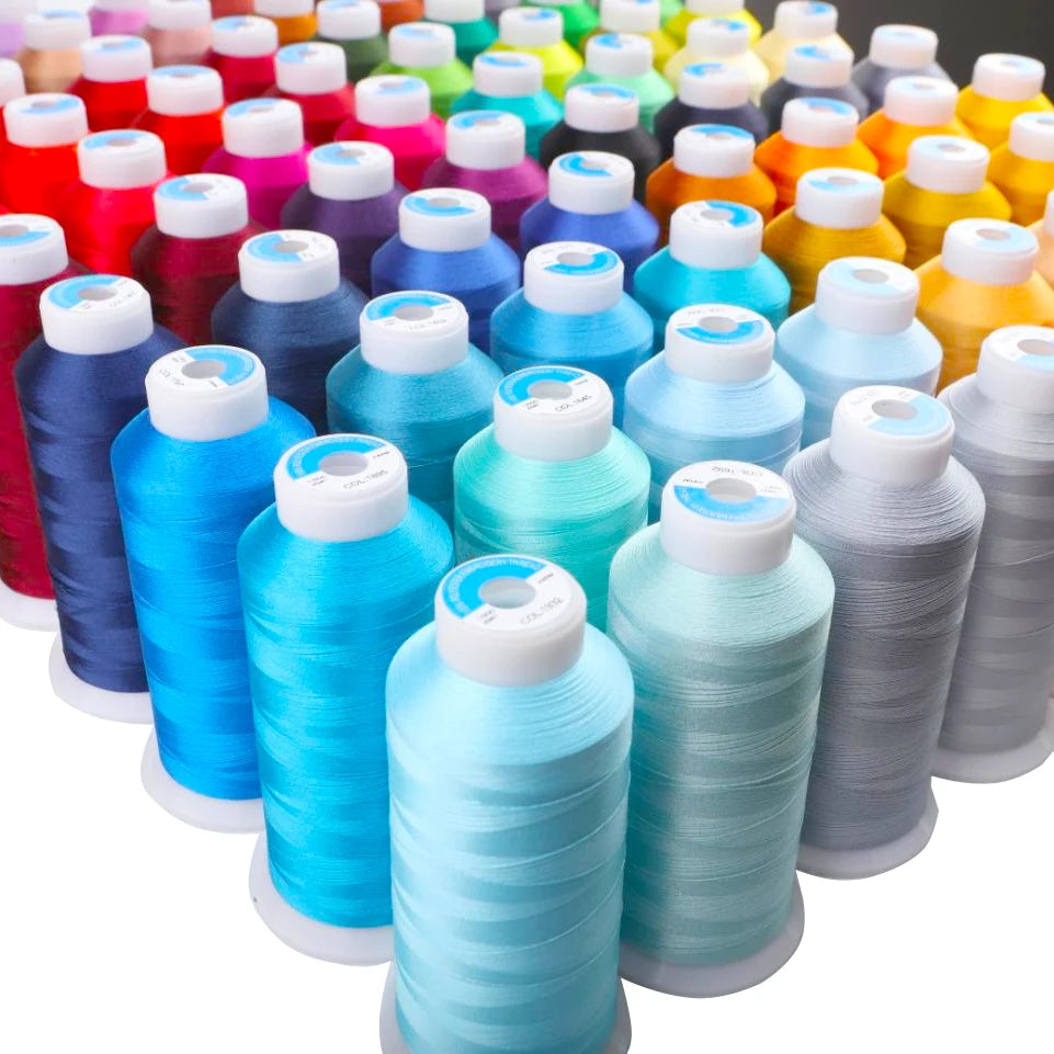 Premium Polyester Embroidery Thread - Large 4000m Spool for Machine & Hand Stitching