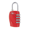 TSA-Approved 4-Dial Combination Travel Lock
