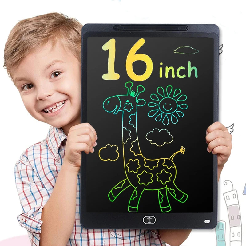 16-Inch Colorful LCD Drawing Tablet for Kids