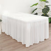 Disposable Rectangular Tablecloth Set with Matching Skirting
