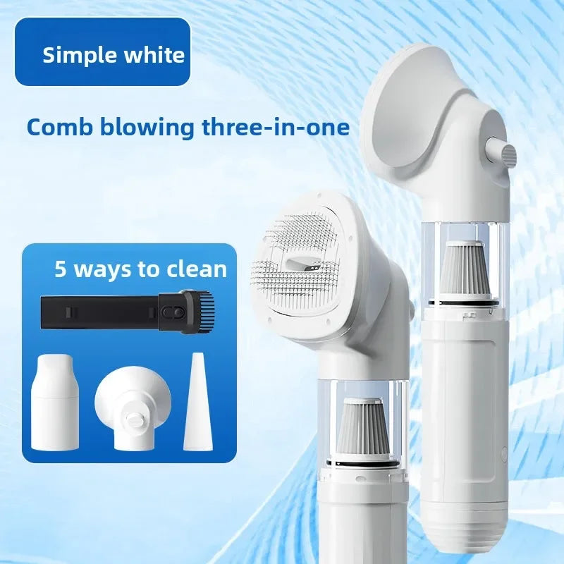 2-in-1 Pet Grooming Vacuum with Suction