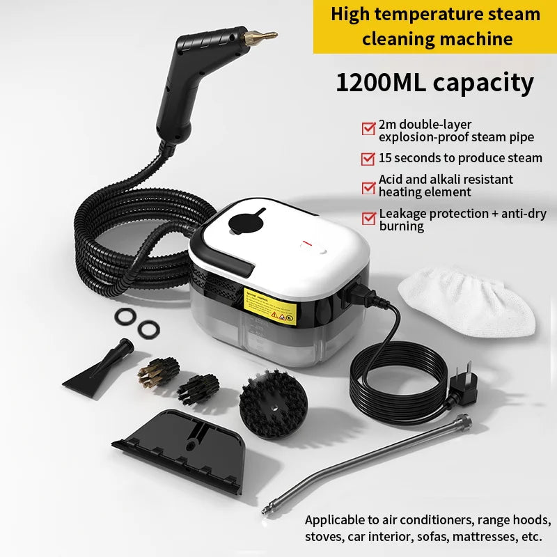 High-Pressure Steam Cleaner with Adjustable Output