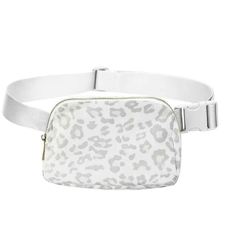 Versatile Nylon Waist Pack with Zippered Pockets