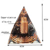 Spiral Copper Pyramid Ornament