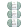 Natural Cotton Raffia Yarn – 3 Ball Set for Crochet, Knitting & Crafting