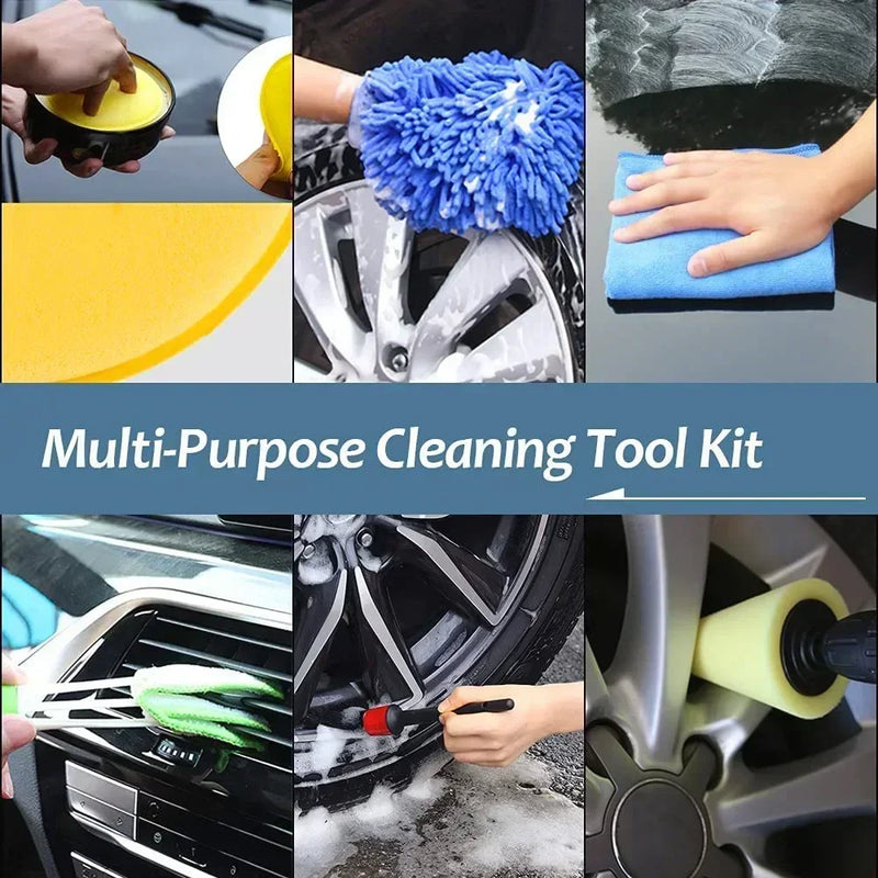 Car Interior Cleaning Brush Set