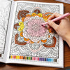 Adult Coloring Book: Animal & Plant Designs for Stress Relief