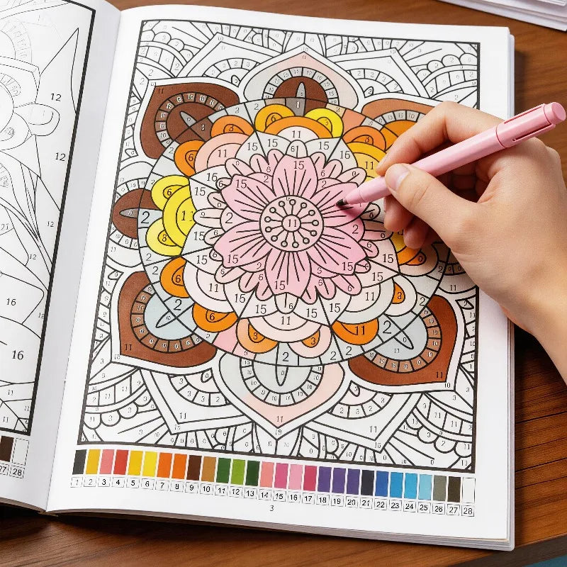 Adult Coloring Book: Animal & Plant Designs for Stress Relief