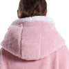 Oversized Wearable Fleece Blanket Hoodie with Sleeves