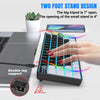 Compact 61-Key Mechanical Gaming Keyboard with Blue Switches