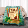 Manta de Lana Fleece con Estampado Tiki Bar Aloha