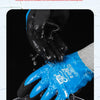 Winter Waterproof Thermal Work Gloves with Anti-Slip Latex Grip