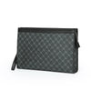 Men's PU Leather Tablet Clutch Bag with Zipper