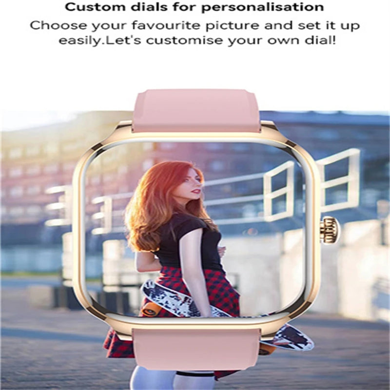 2.01-Inch HD Smart Watch with Bluetooth Calling & Fitness Tracking