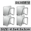 Self-Adhesive Stainless Steel Sponge Holder for Kitchen Sink
