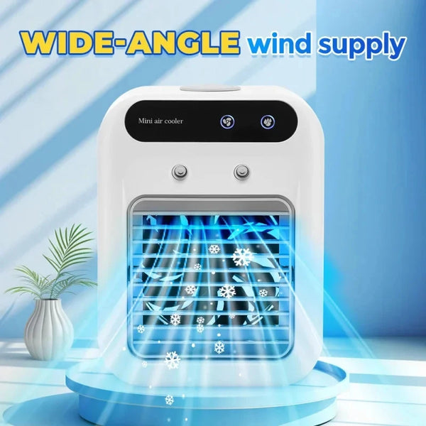 Ventilateur et Humidificateur Portable 3-en-1