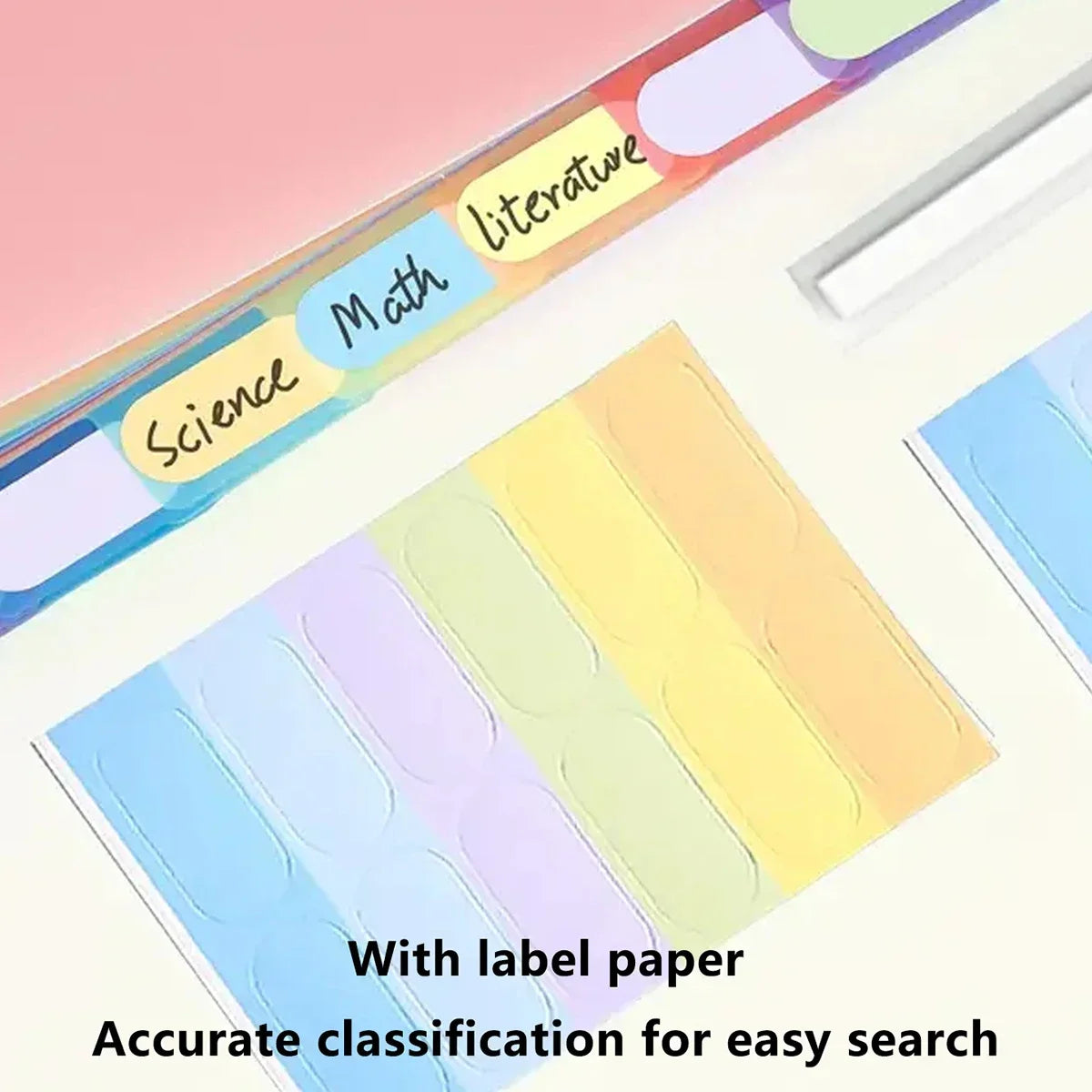25-Layer A4 Rainbow Document Organizer