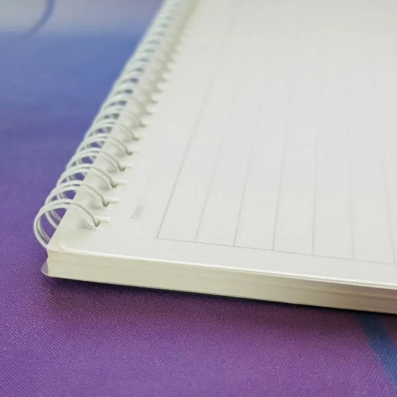 B5 Flip-Top Spiral Notebook with Thick Lined Paper, Matte Cover & Page Dividers – Ideal for College Notes & Exam Prep