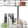 4-Tier Corner Shower Caddy with Adjustable Tension Pole