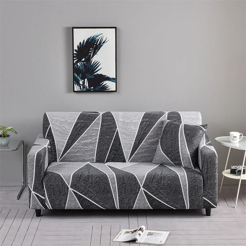 Floral Print Stretch Sofa Cover