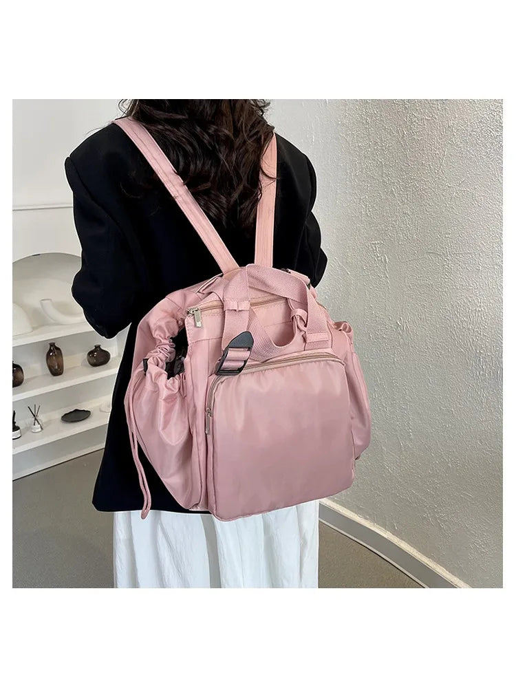 Versatile Nylon Shoulder Bag with Large Capacity