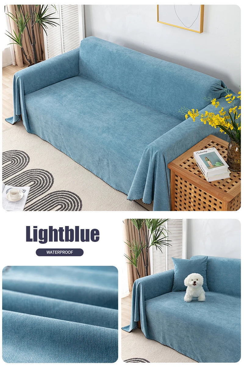 Waterproof Sofa Cover with Anti-Scratch Protection