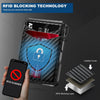 Slim RFID-Blocking Card Wallet with Money Clip