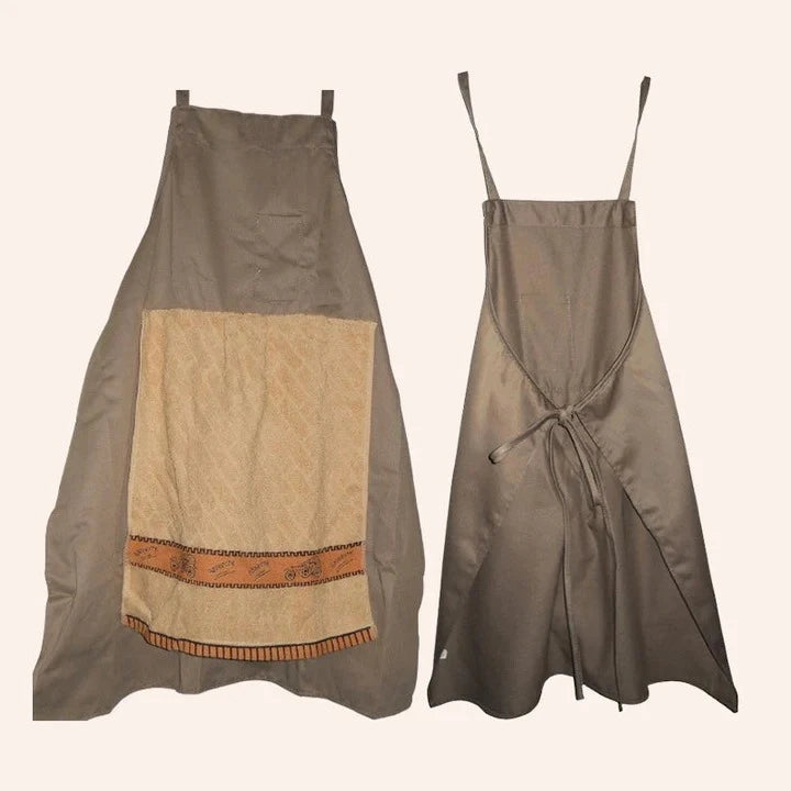 Funny Prank Apron with Hidden Surprise Pocket