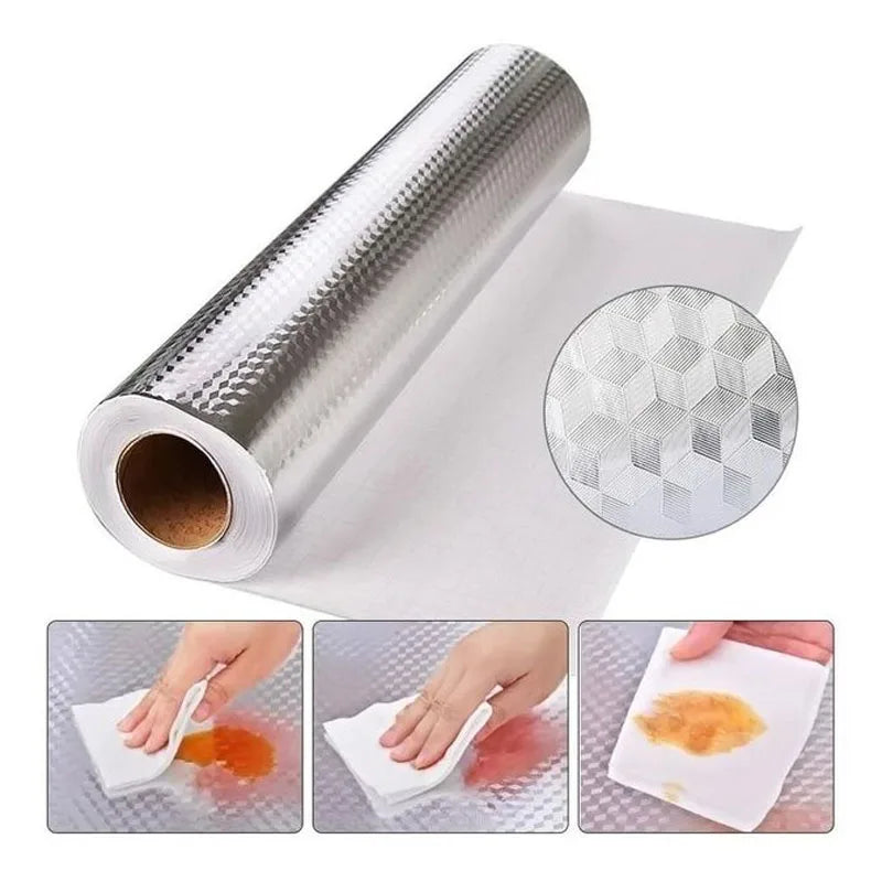 Self-Adhesive Aluminum Foil Stove Shield & Splash Guard