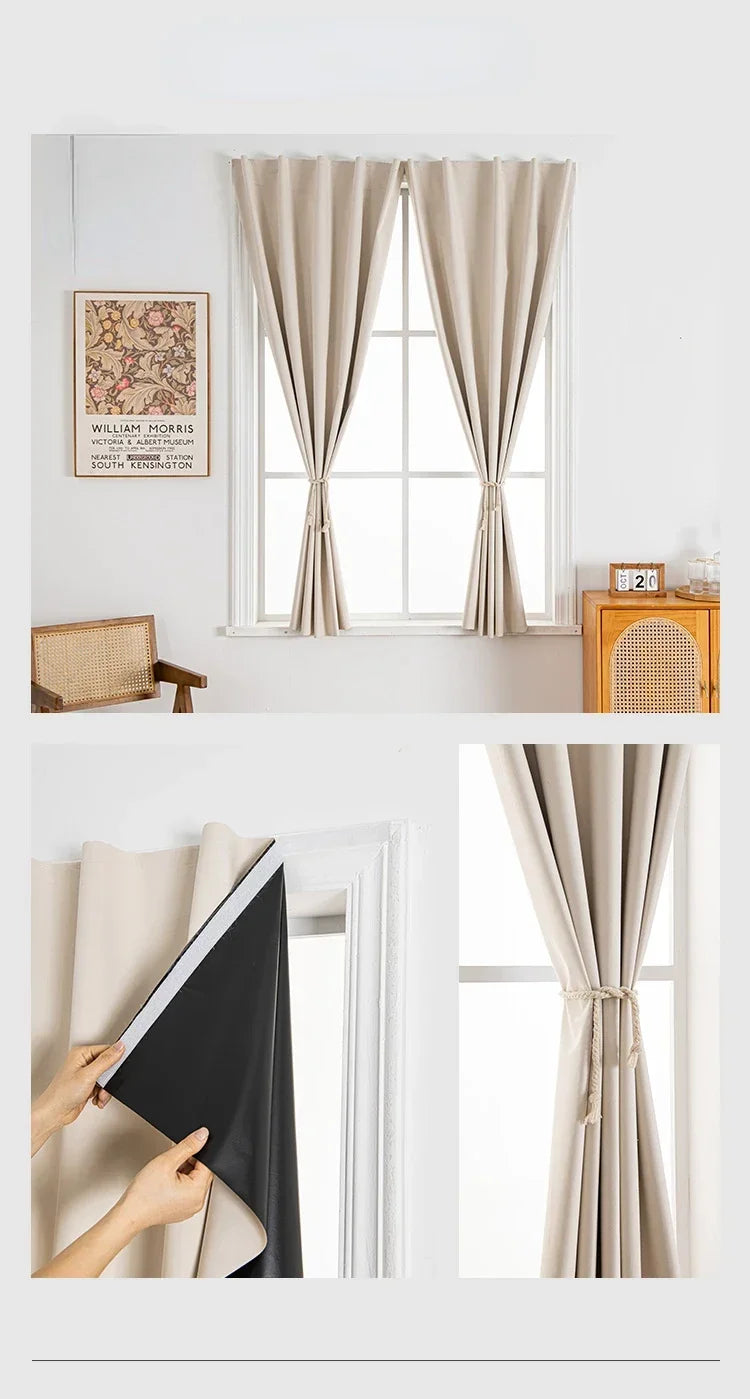Self-Adhesive Blackout Curtains for Any Room