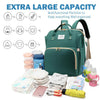 3-in-1 Diaper Bag Backpack with Foldable Changing Mat
