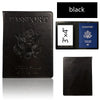 RFID-Blocking Leather Passport Holder with Card Slots