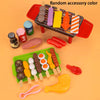 Kids BBQ Playset with Grill and Simulated Food