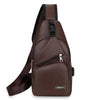 Vintage PU Leather Crossbody Satchel Bag